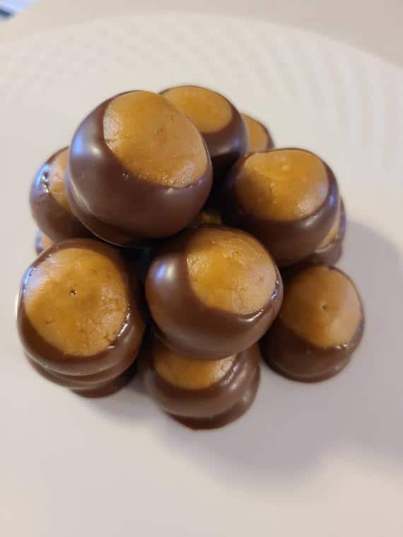 Buckeyes Peanut Butter Balls Dipped in Milk Chocolate. 2 | Etsy