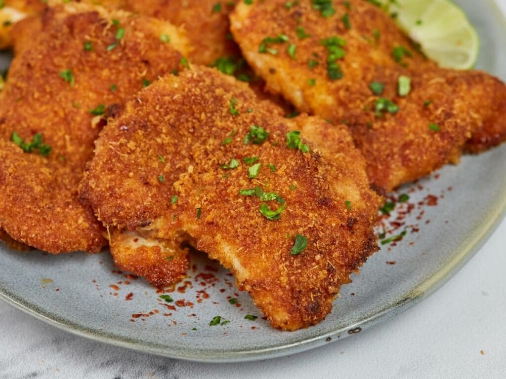 Crispy Baked Parmesan Chicken Thighs Recipe - Scrambled Chefs