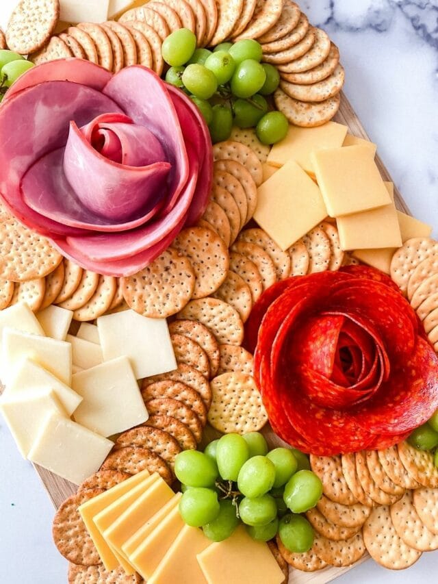 DIY Meat Roses for Charcuterie Boards
