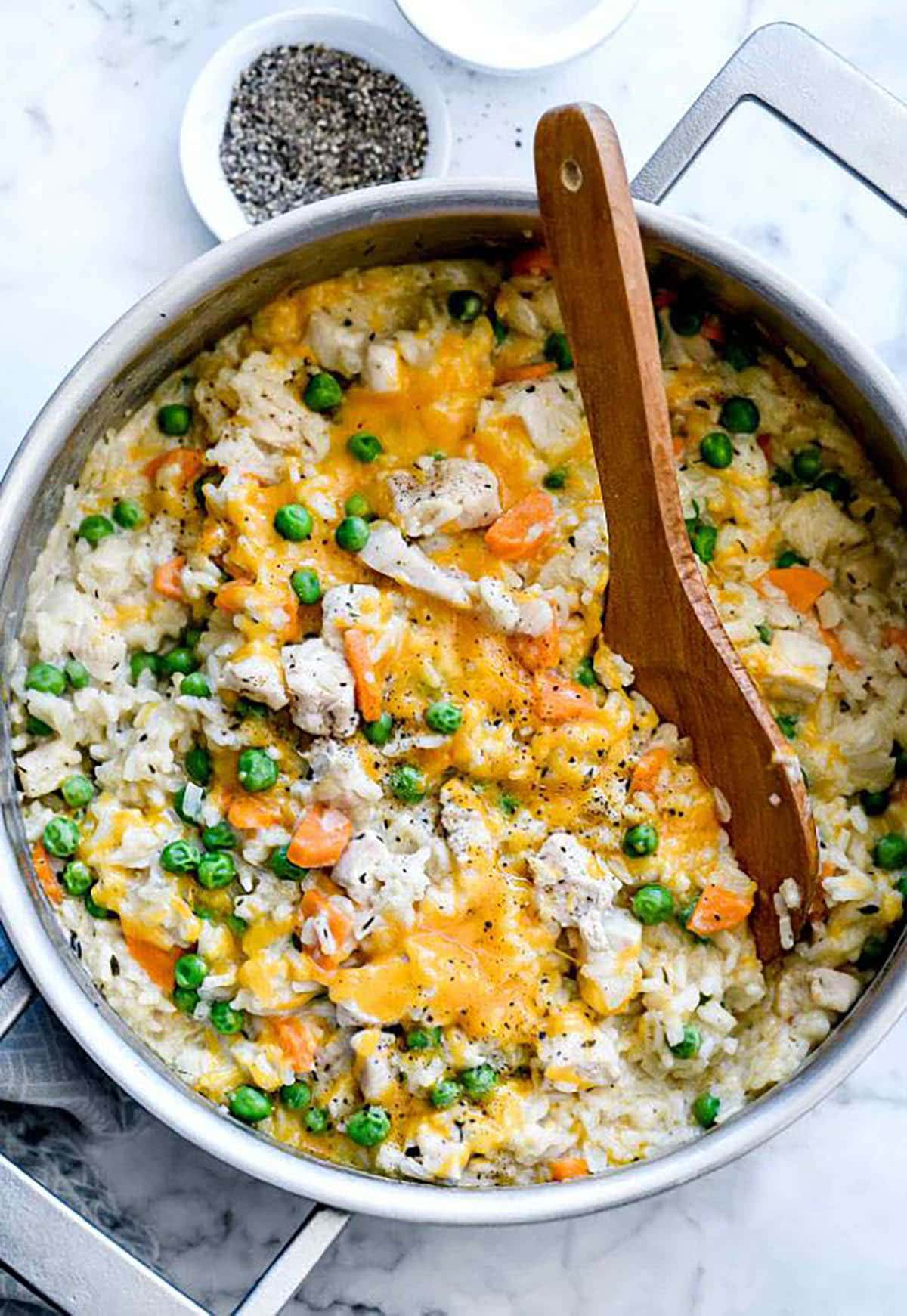 Creamy Chicken And Rice In A Pot