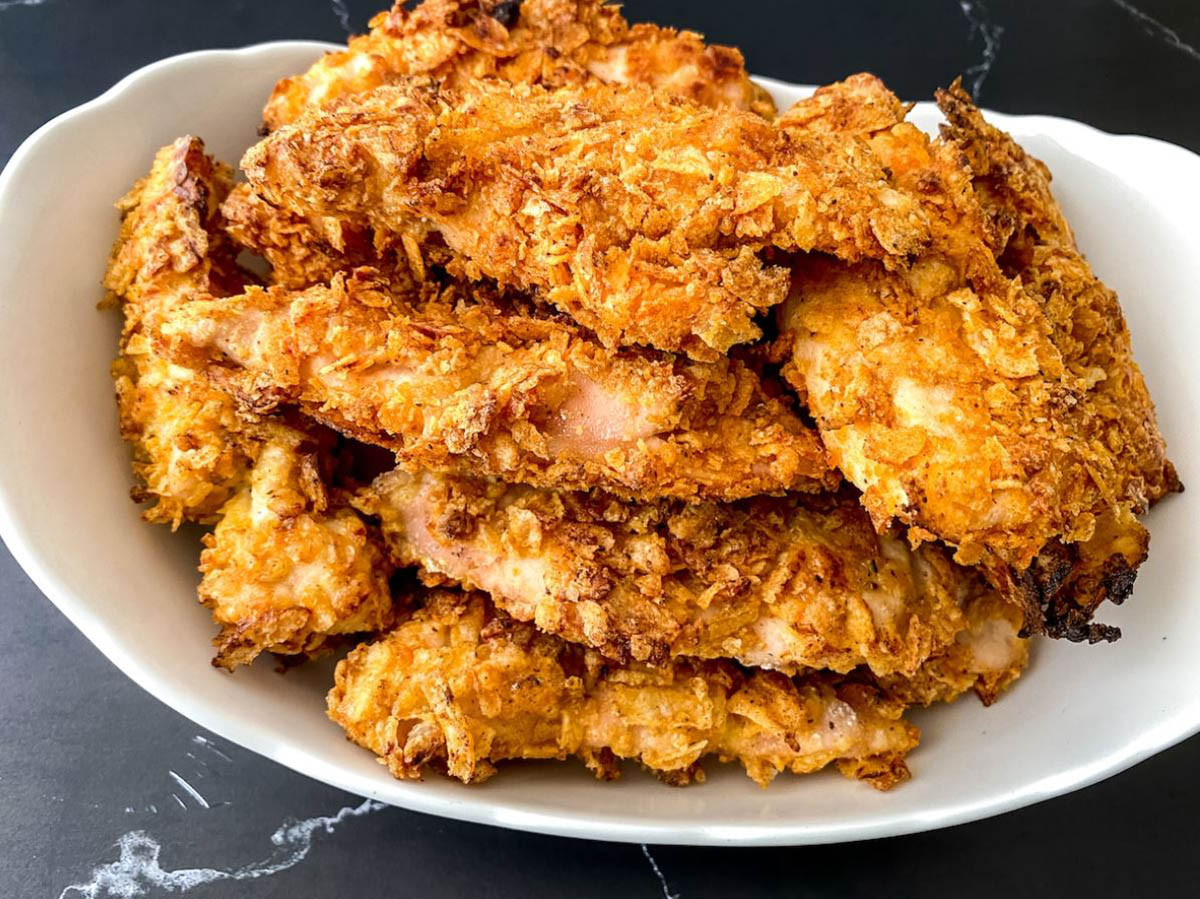 Crunchy Barbecue Baked Chicken Tenders