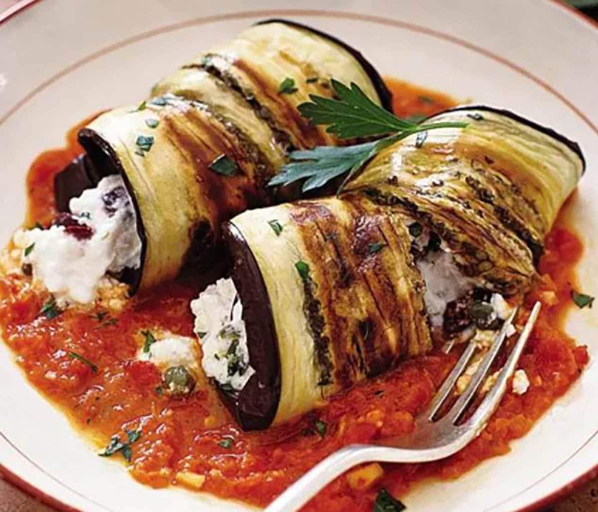 Eggplant Cannelloni