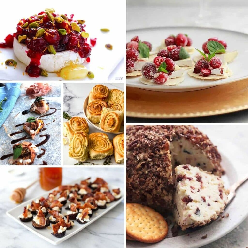 Recipe photos from the holiday appetizers collection.