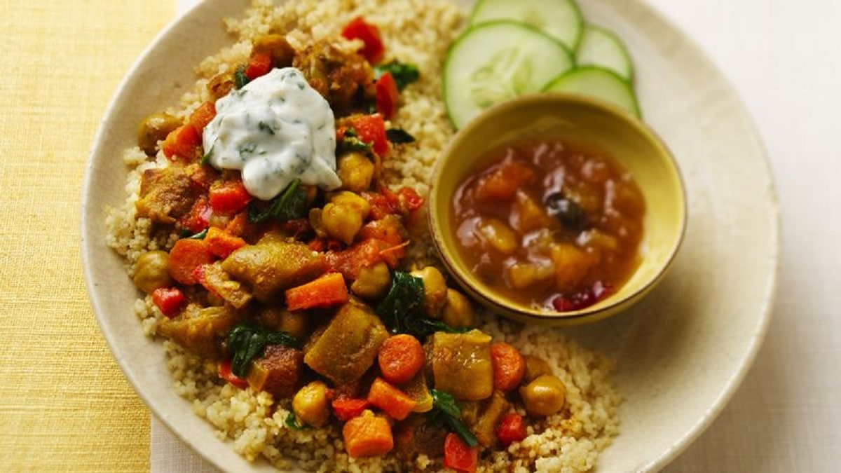 Vegetable Curry With Couscous