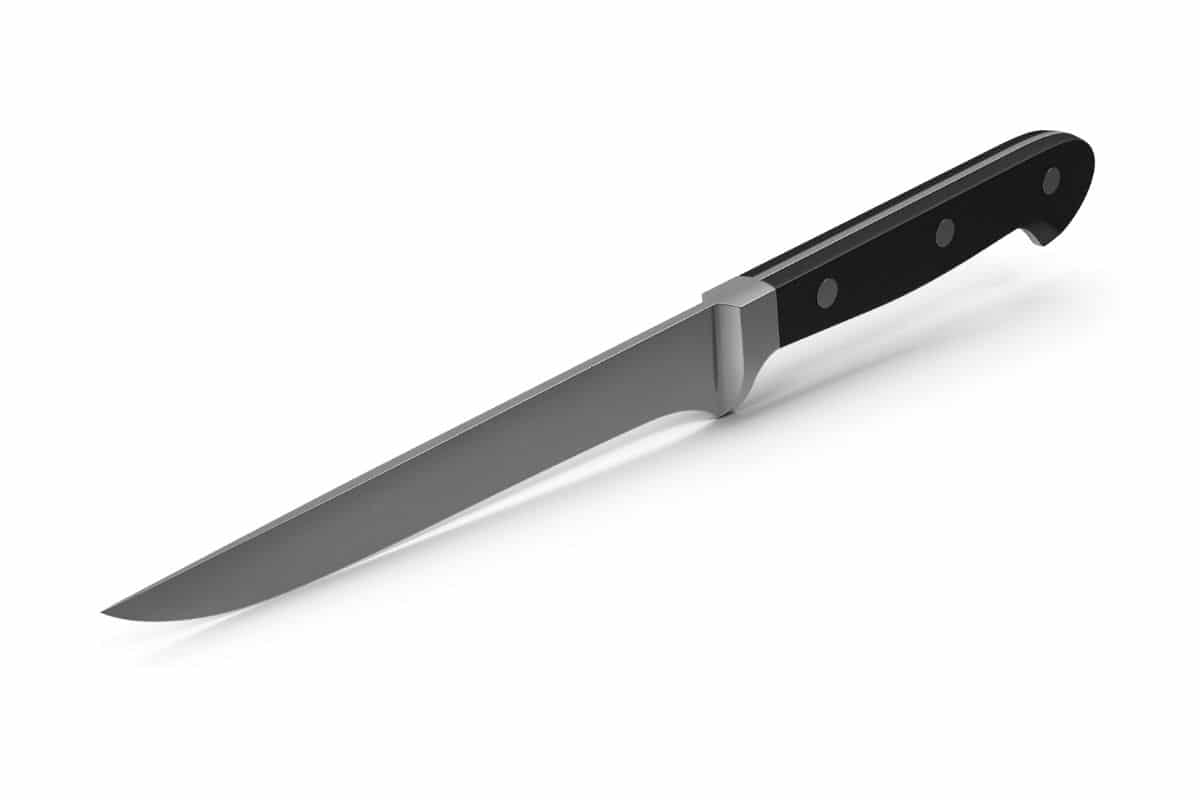 Boning Knife with Black Handle