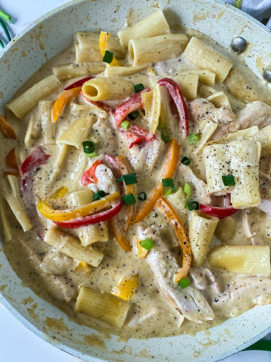 Rasta Pasta with Caribbean Jerk Chicken - Scrambled Chefs