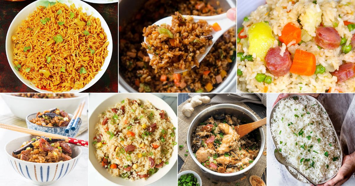 21 Rice Cooker Recipes (Delicious & Quick) facebook image.