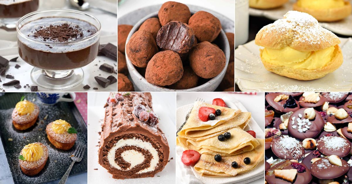 27 Classic French Desserts You’ll Love (Quick & Easy) facebook image.